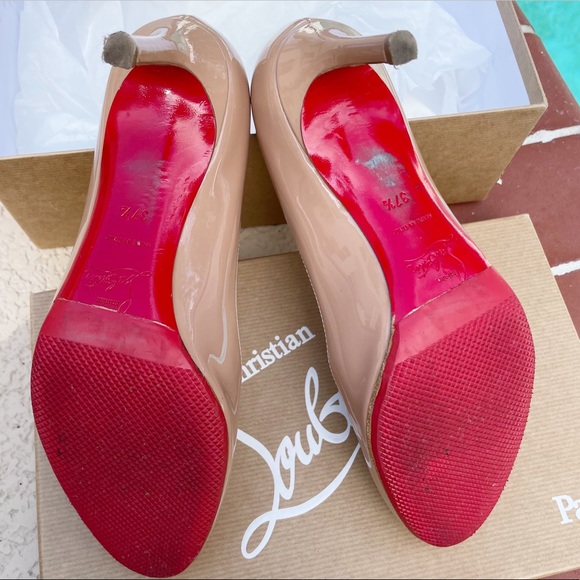 Louboutin Nude Heels - Picture 8 of 10